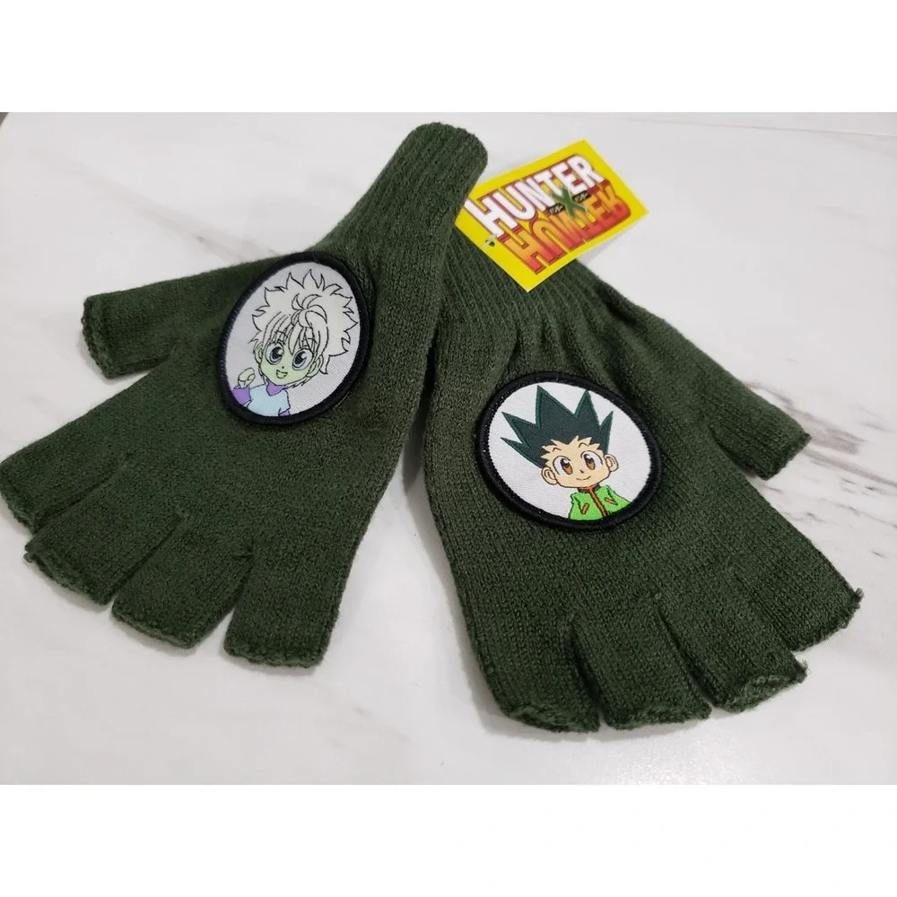 HUNTER X HUNTER Anime Fingerless Gloves - One Size‎ Fits Most Bioworld gift teen